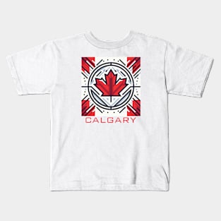 Calgary Alberta Canada Kids T-Shirt